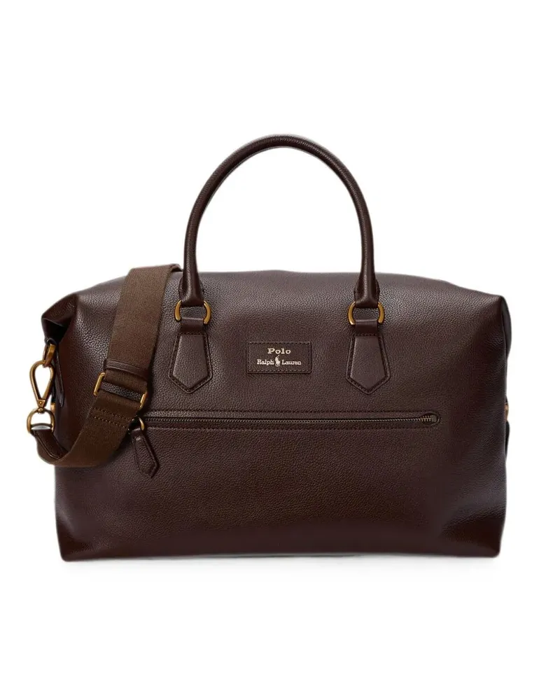 Ralph Lauren Messenger Bag Large Duffle Bag Brown