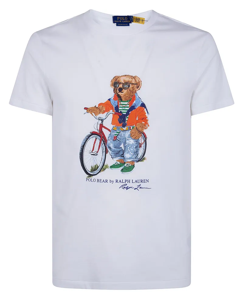 Ralph Lauren Short Sleeves Summer Bear T-Shirt White