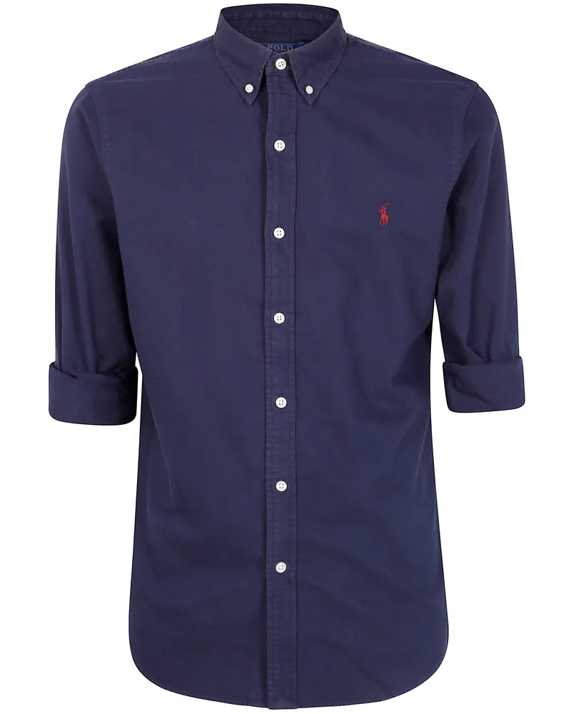 Ralph Lauren Long Sleeve Sport Shirt Blue