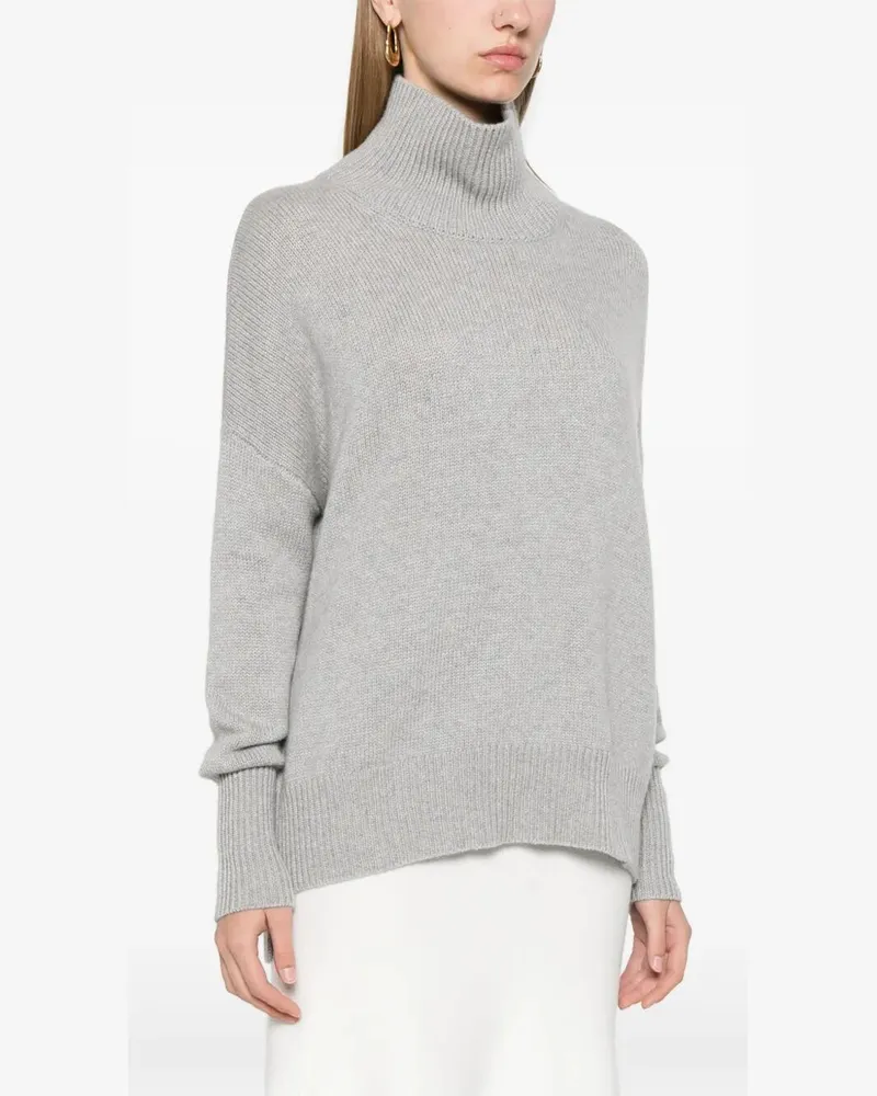 Lisa Yang Heidi" Turtleneck Sweater Gray