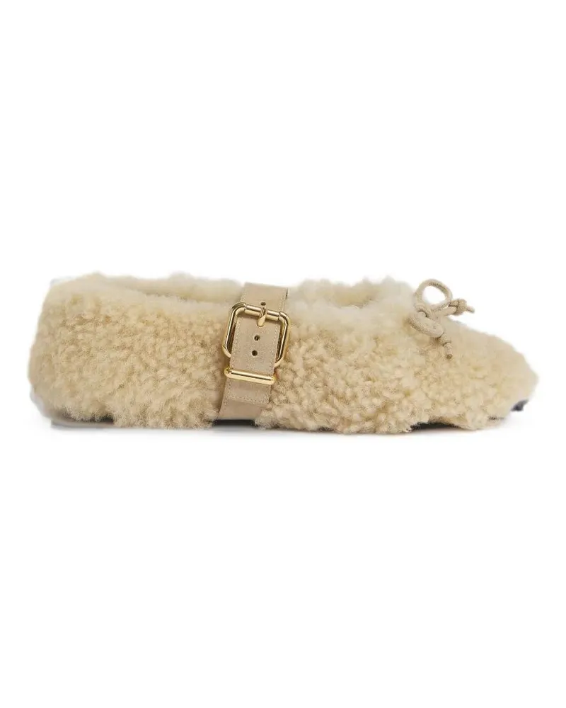 Marni Shoes Soft Beige Dancer Shoe Beige