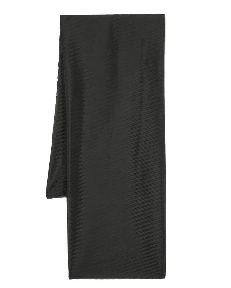 Emporio Armani Scarf Black Stole Black
