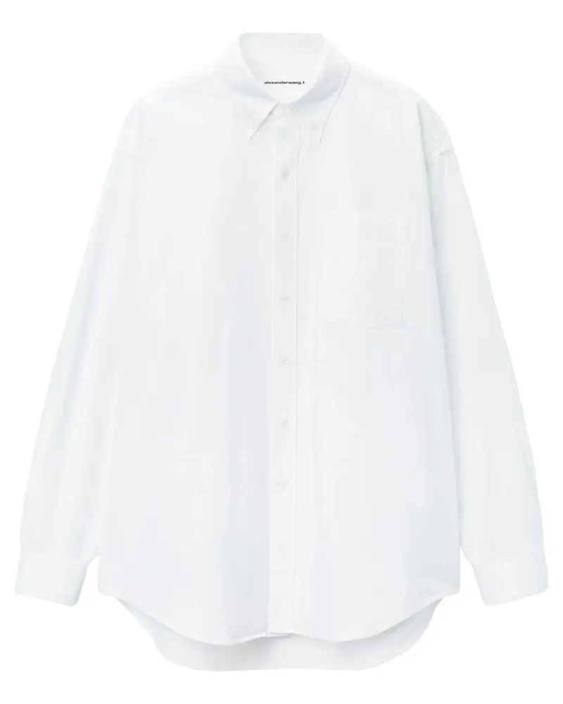 Alexander Wang Oversized Boyfriend Shirt White