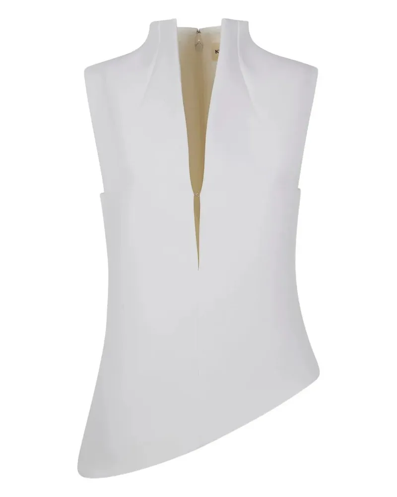 KHAITE Von" Top White