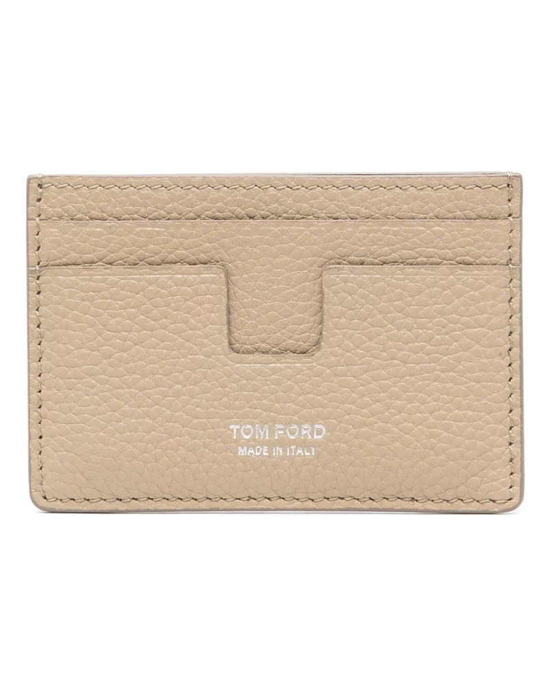 Tom Ford Classic Credit Card Holder Beige