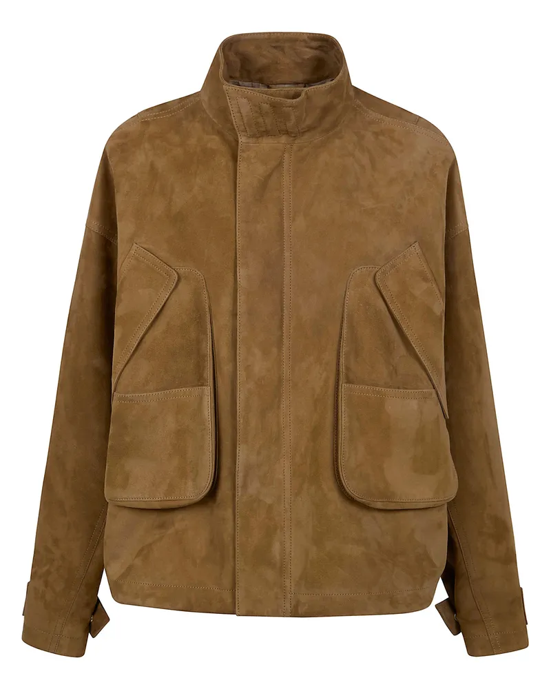 ATTICO Bomber Jacket Beige