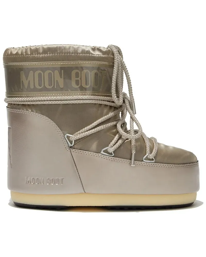 Moon Boot Icon" Low Glance Boot Gray