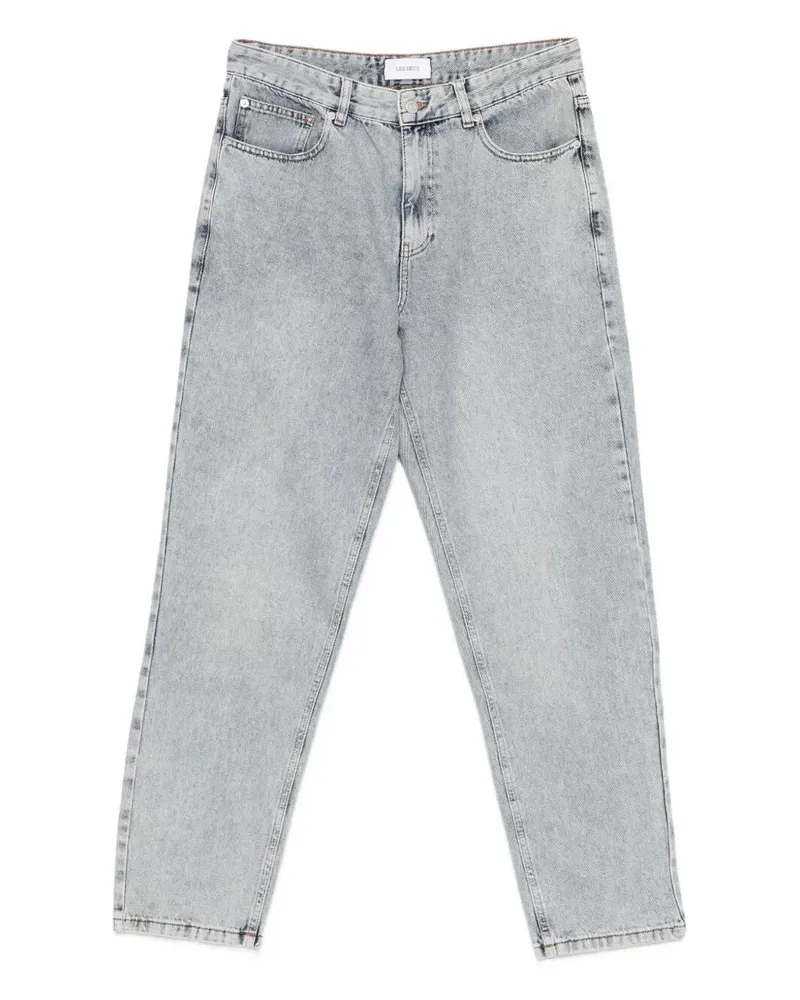 LES DEUX Ryder" Washed Denim Jeans Blue