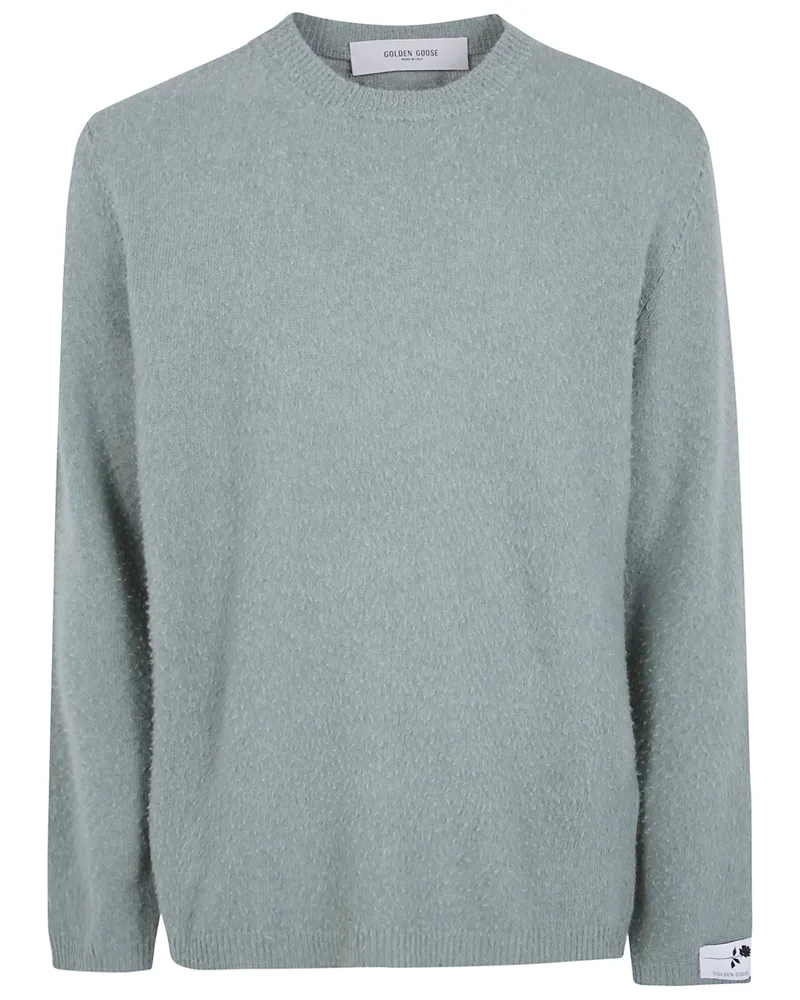 Golden Goose Sweater Regular Crew Neck "Journey M Green