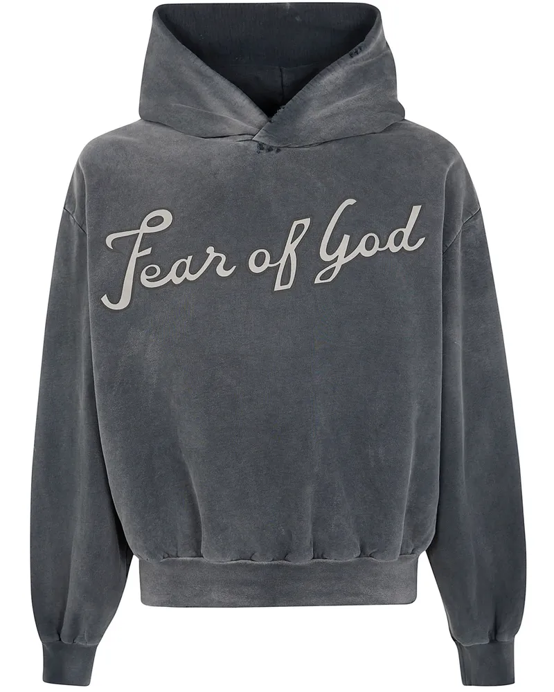 Fear of God 26" Classic Fit Half Raglan Hoodie Black