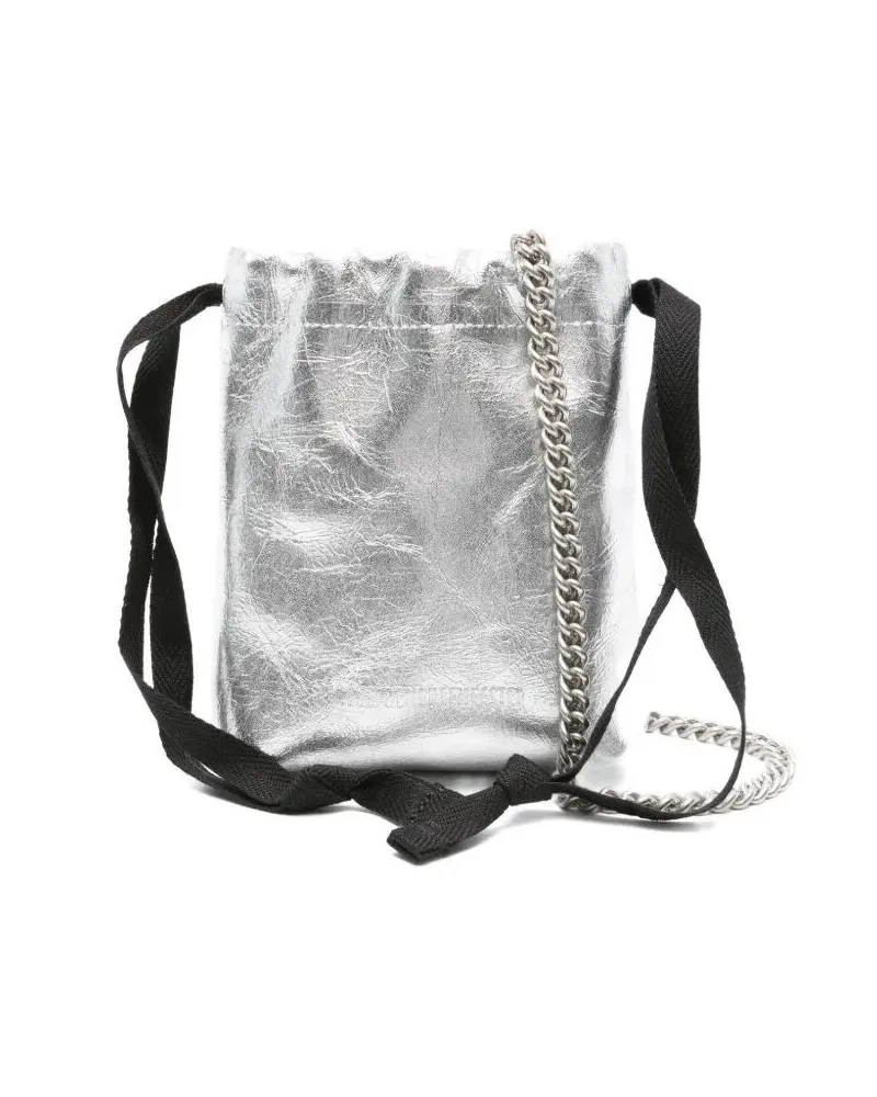 Ann Demeulemeester Gael" Soft Small Hand Bag Metallic