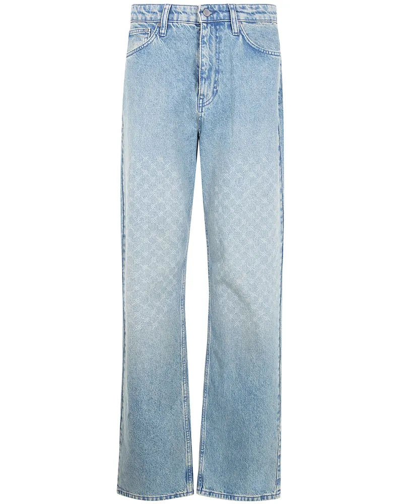 Daily Paper Faded "Monogram Amba" Jeans Blue
