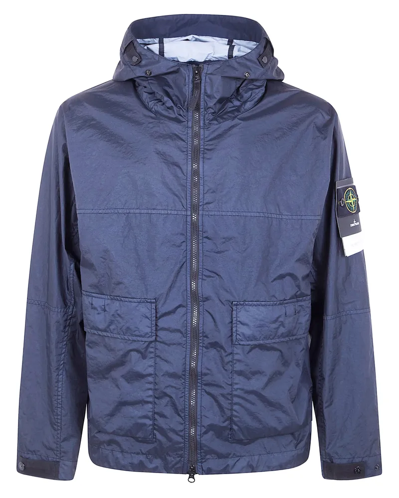 Stone Island Short Parka" Jacket Blue