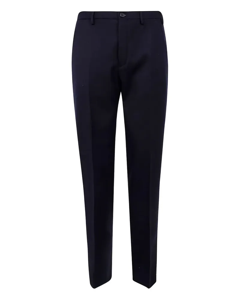 Incotex Chino Straight Fit" Trousers Blue