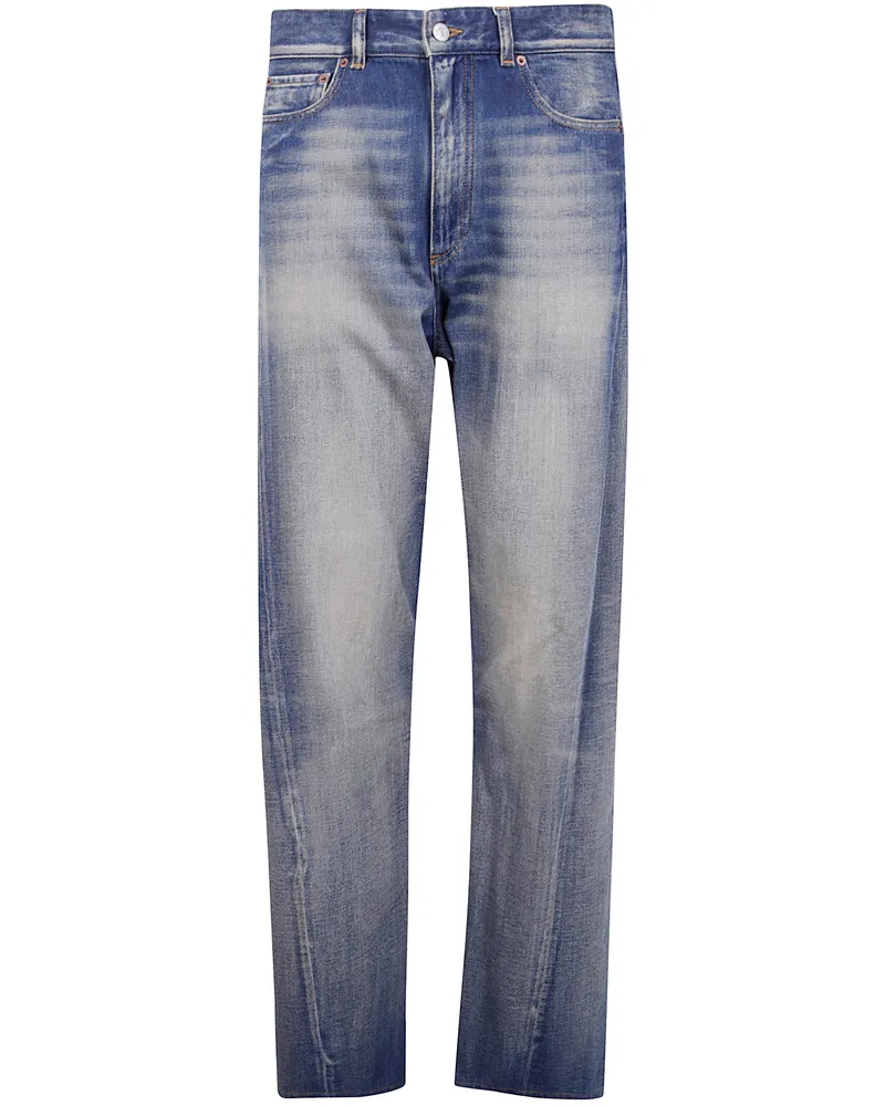 Maison Margiela Pants 5 Pockets Blue
