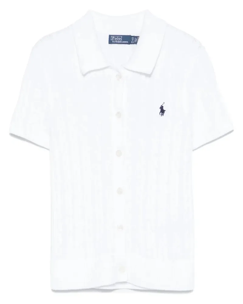 Ralph Lauren Cardigan Short Sleeve White