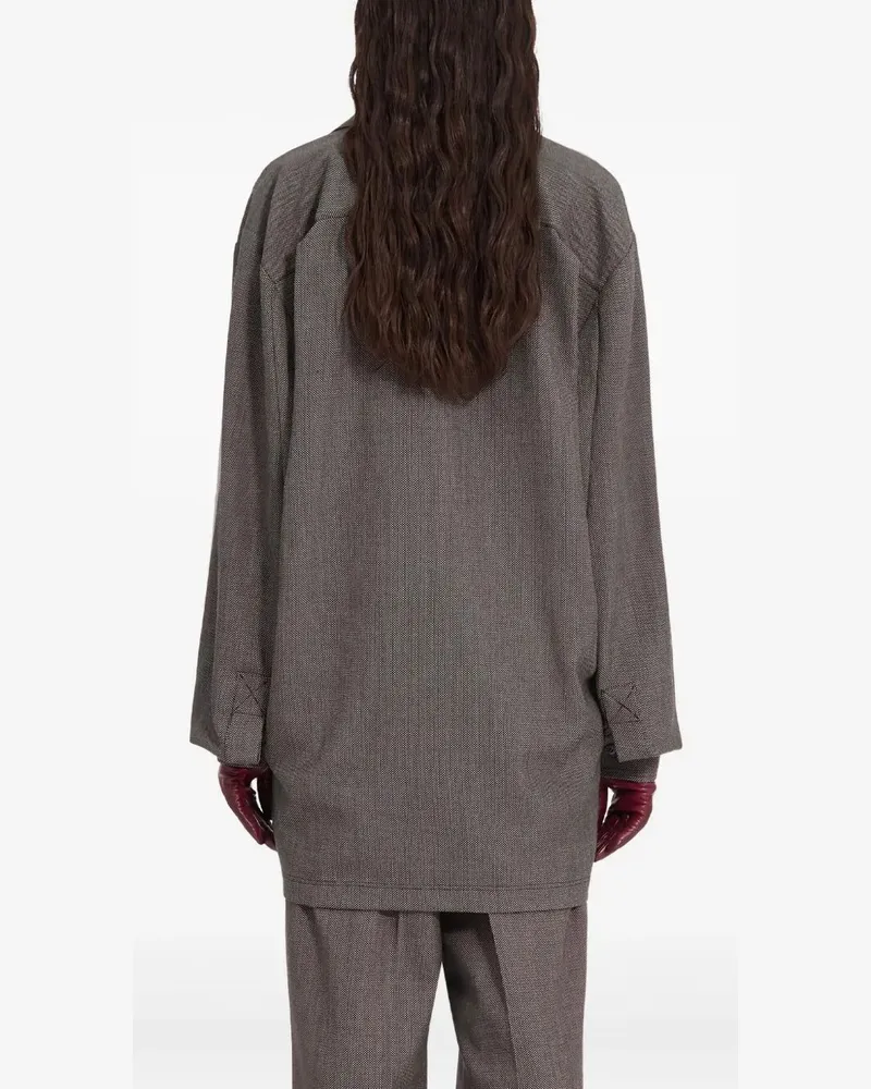 Maison Margiela Mini Dress Brown