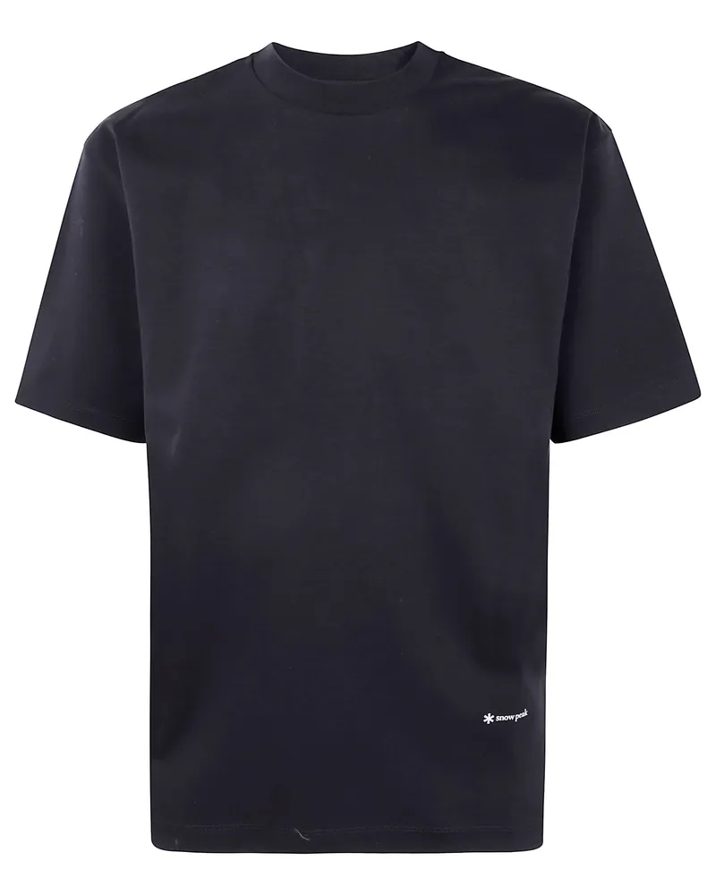 Snow Peak Organic Cotton Mercerized T-Shirt Black
