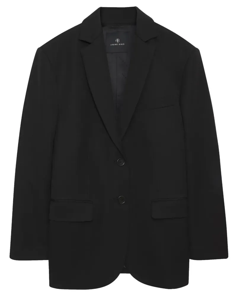 Anine Bing Quinn Blazer Jacket Black