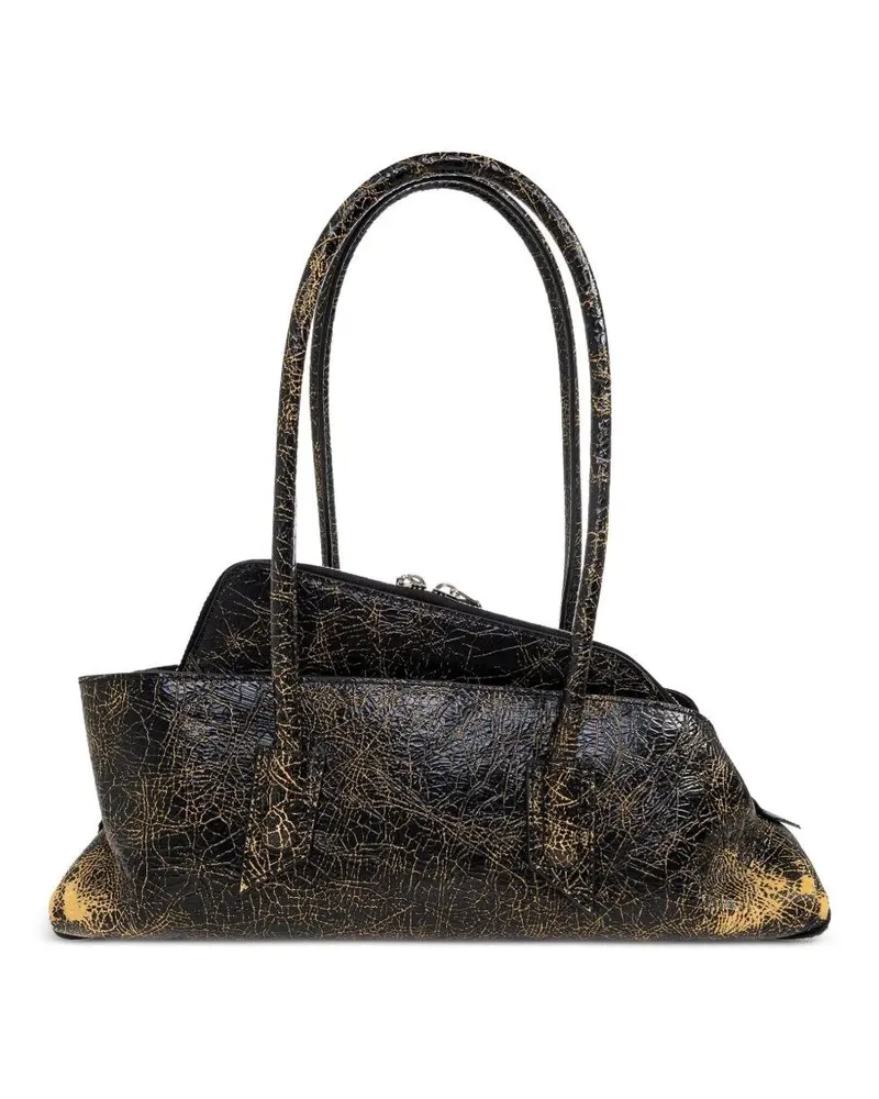 ATTICO La Passeggiata Small" Top Handle Bag Brown