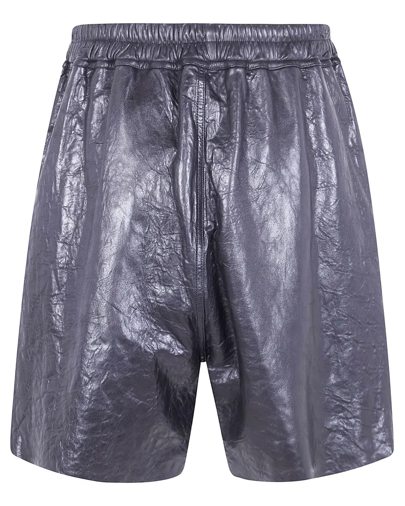 Rick Owens Leather Shorts Boxers Black