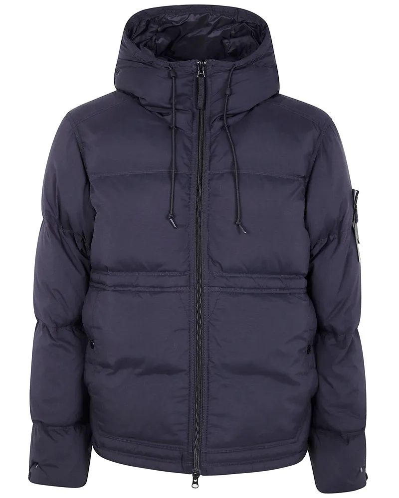 Stone Island Matt Ripstop Cordura Advanced Fabrics" Short Parka Black