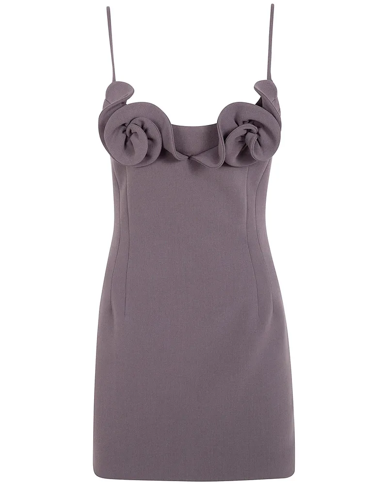 Magda Butrym Mini Underwear Dress Brown