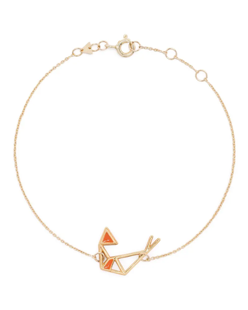 Aliita Camaron Enamel Bracelet By Aliita Metallic