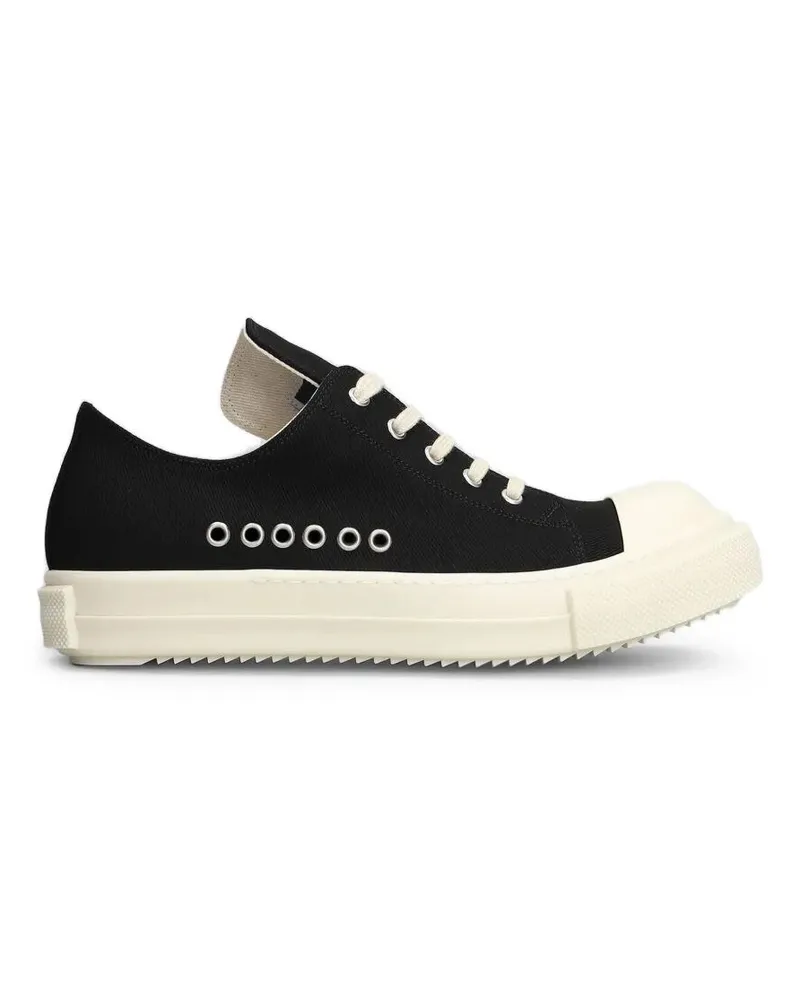 DRKSHDW by Rick Owens Denim Low Top Sneakers Black