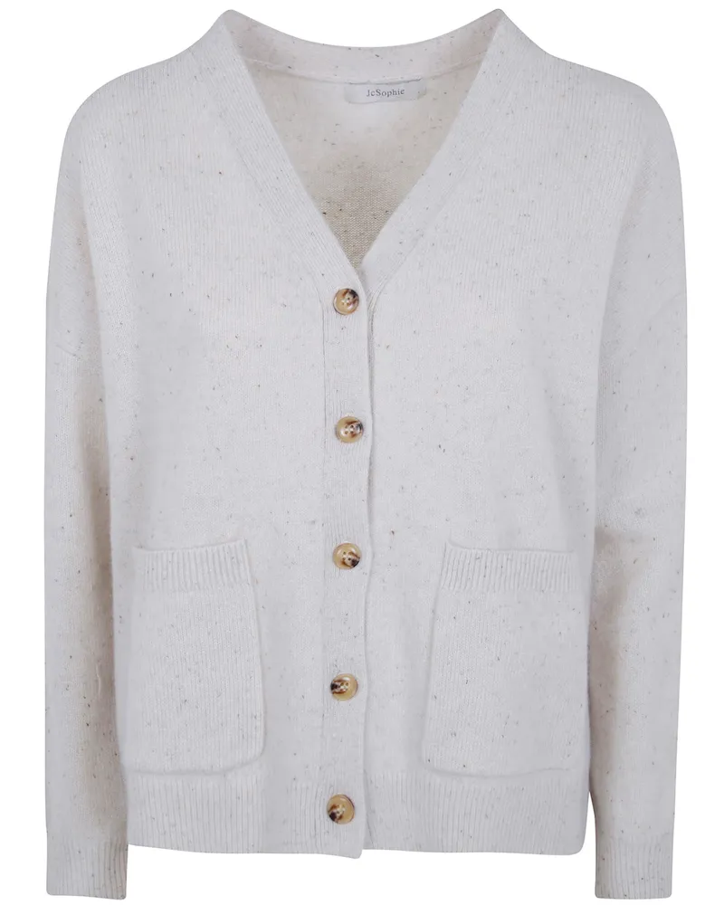 JcSophie Sweater Button Front "Piroska Beige