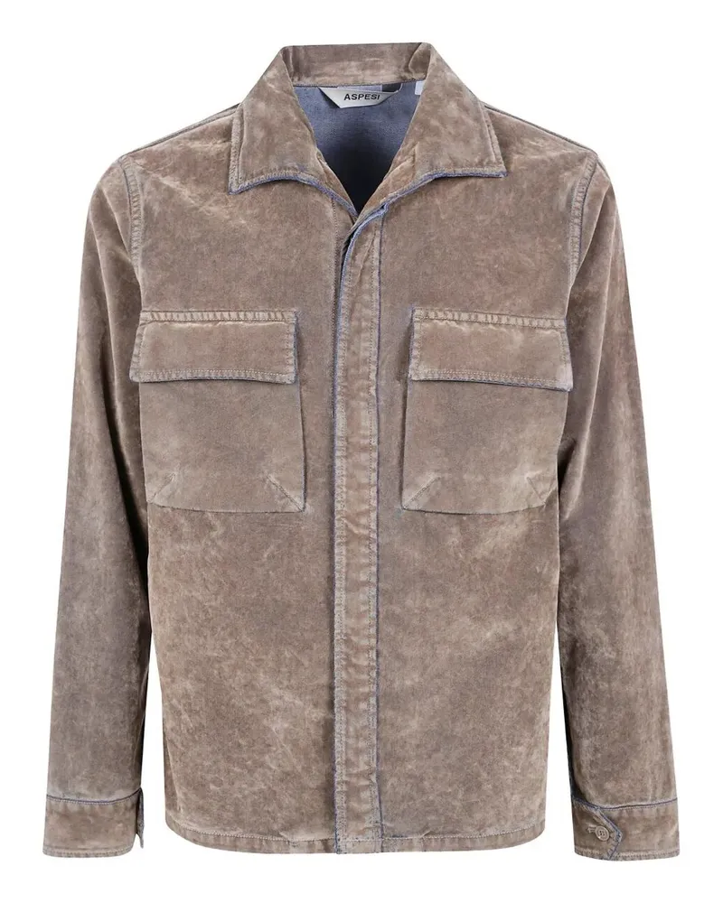 ASPESI Capa" Shirt Gray
