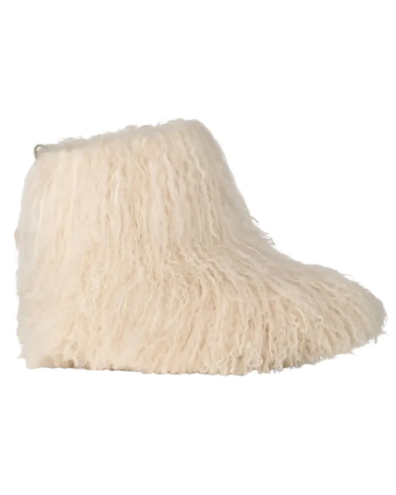UGG Short Boots "Classic Short Fluff Momma White