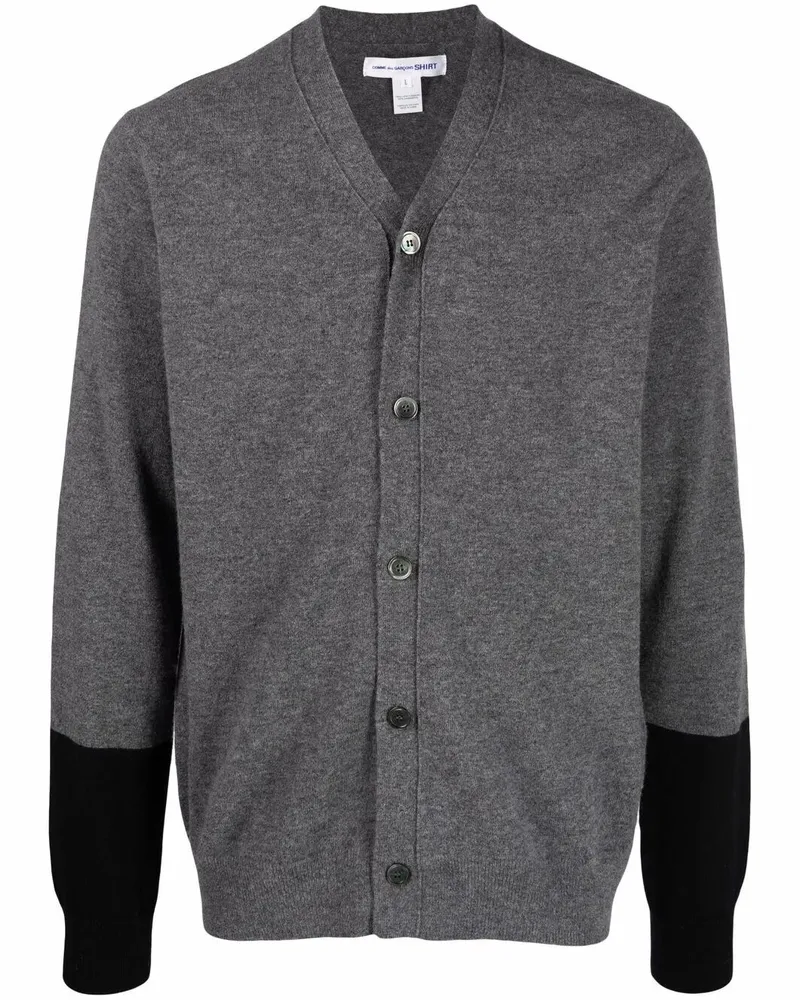 Comme des Garçons Mens Cardigan Knit Gray