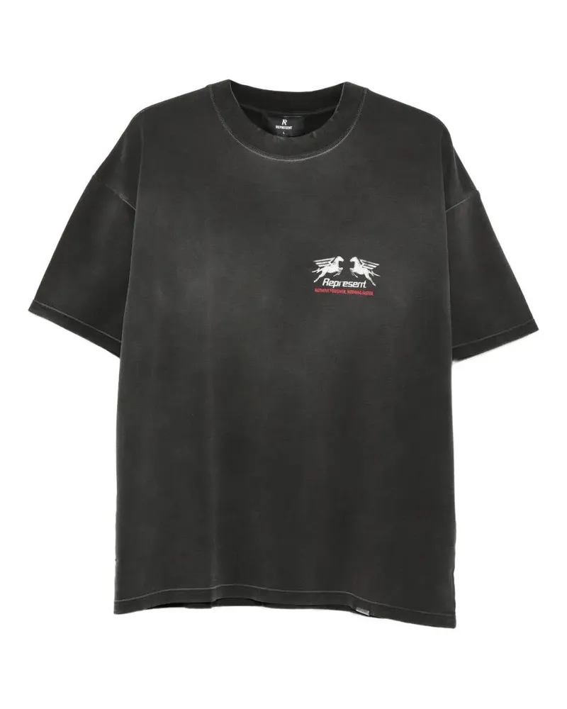 REPRESENT 24 Hour Service" T-Shirt Black