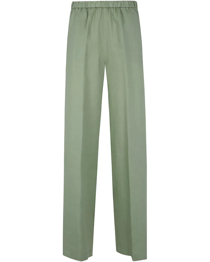 ASPESI Wide Leg Trousers Green