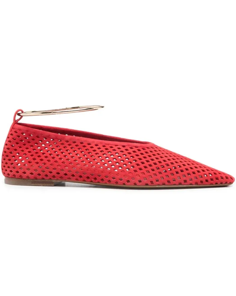 Jil Sander Classic Ballet Shoes Red