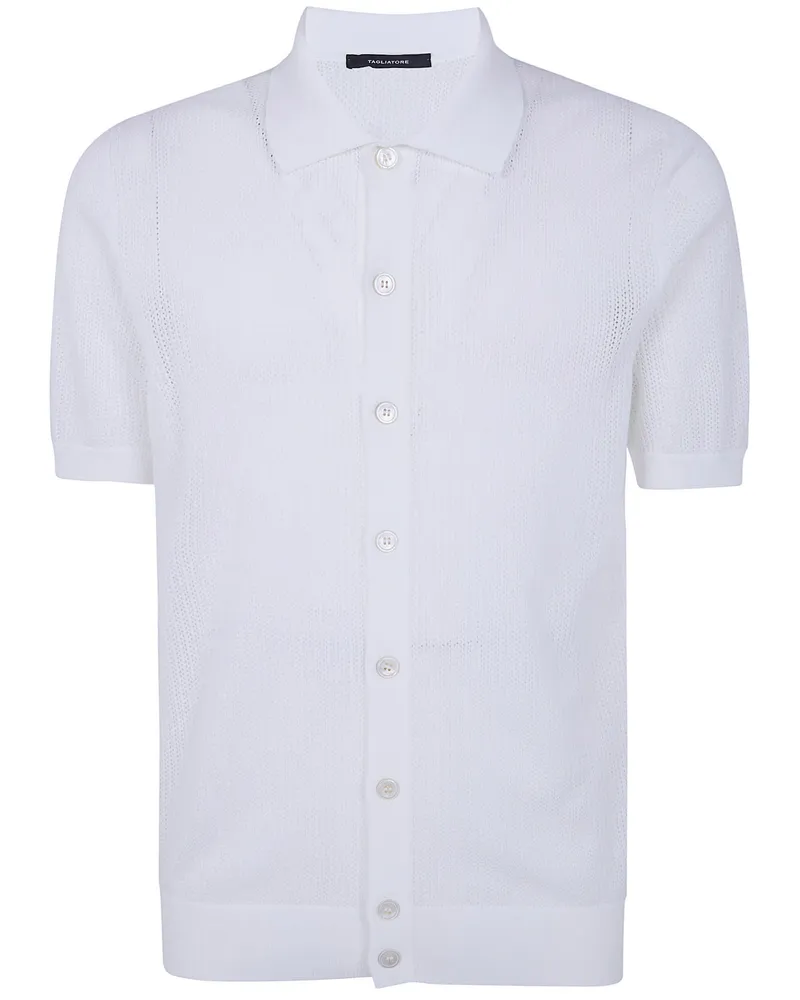 Tagliatore Short Sleeves Shirt White