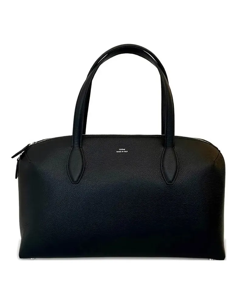 Totême M Grained Leather Day" Tote Bag Black