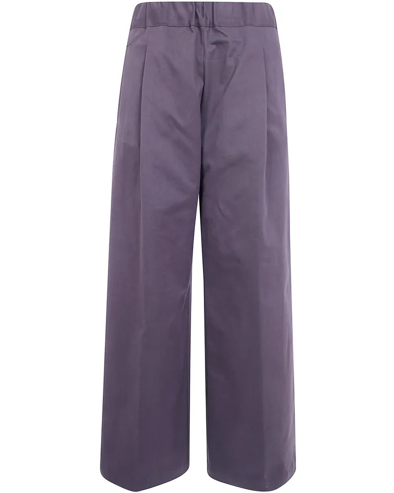 Semicouture Trousers Wool Brown