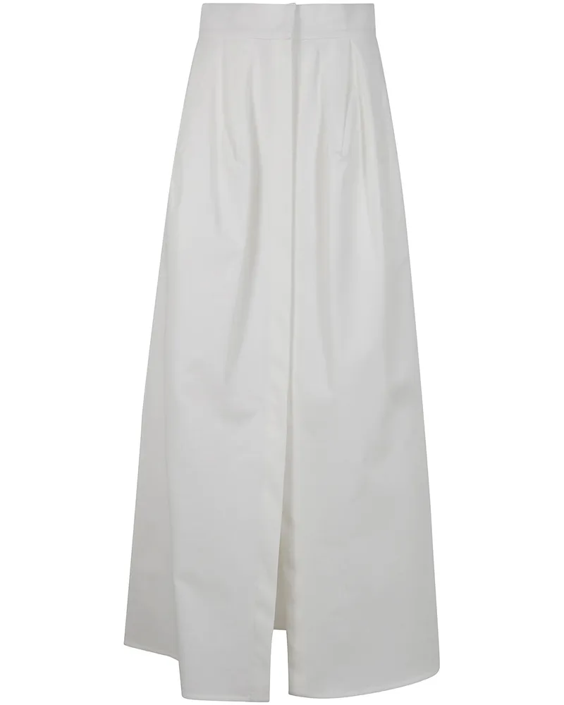 Max Mara Alcade1234 Maxi Skirt White