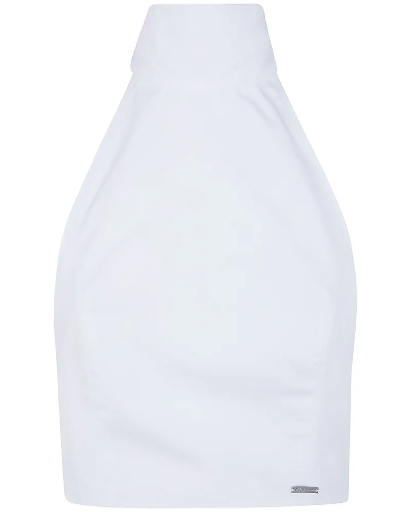 Dsquared2 Pussy Bow" Top White