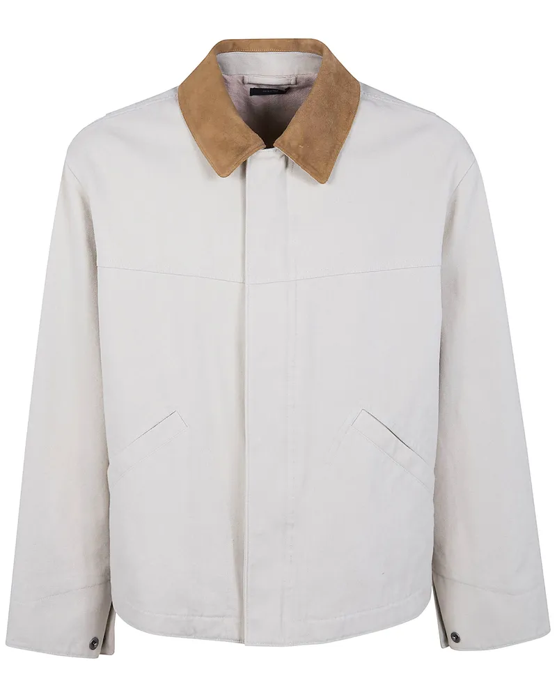 Tom Ford Cotton Canvas Wr Workwear Jacket White
