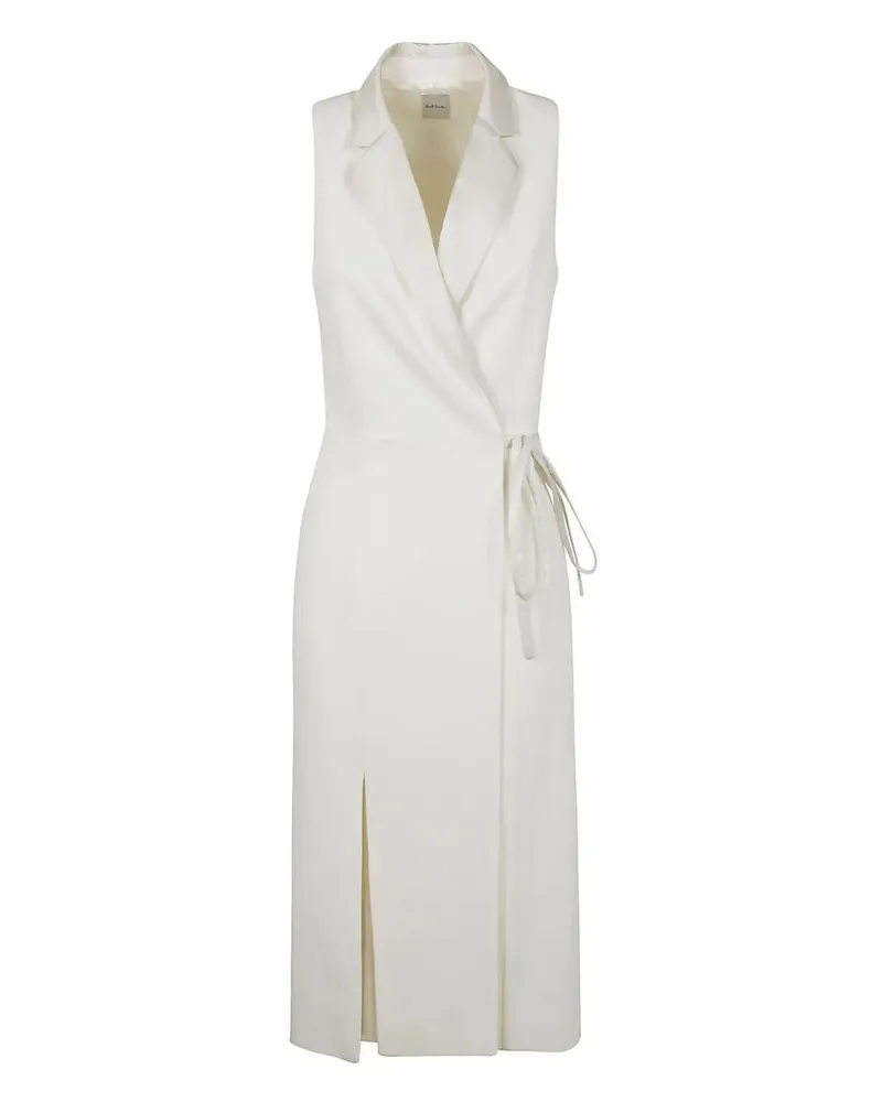 Paul Smith Womens Tux Dress White