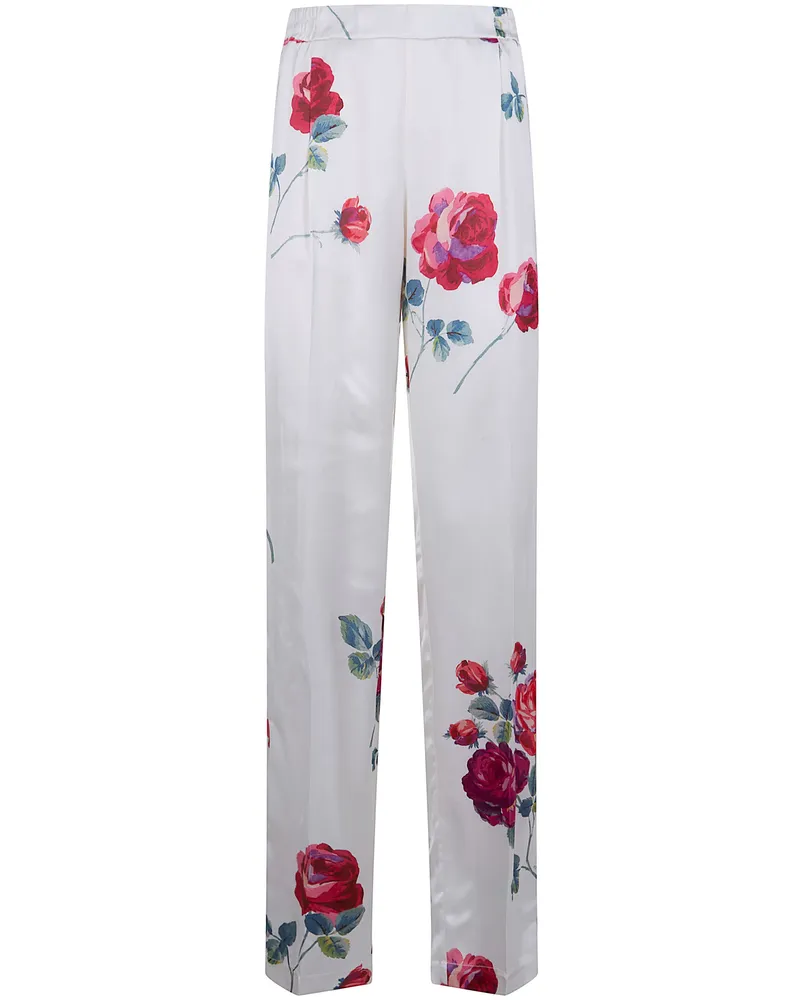 N° 21 Canvas Trousers White