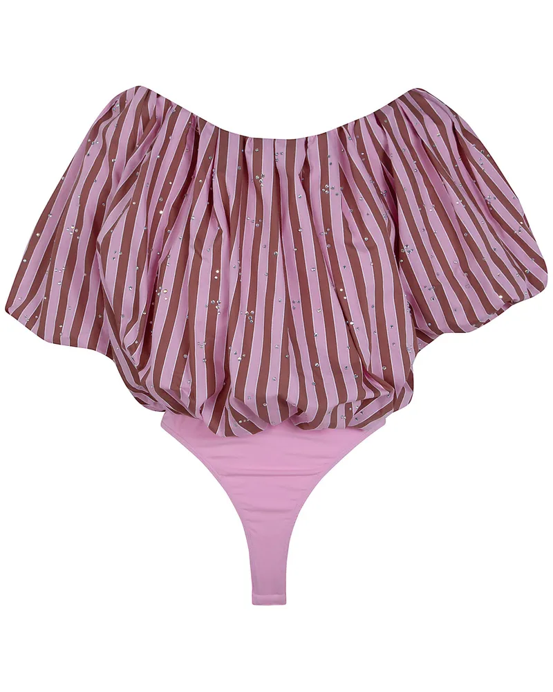 Essentiel Jayjay" Rhinestone Puffy Top Pink