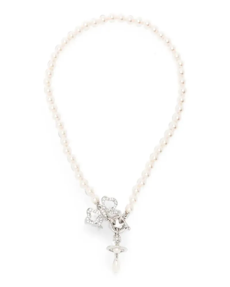 Vivienne Westwood Necklace Pearl "Rigoberta Metallic