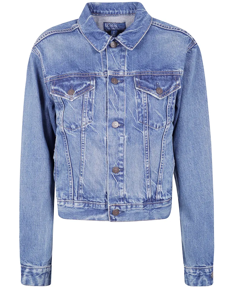 Ralph Lauren Classic Trk" Standar Trucker Jacket Blue