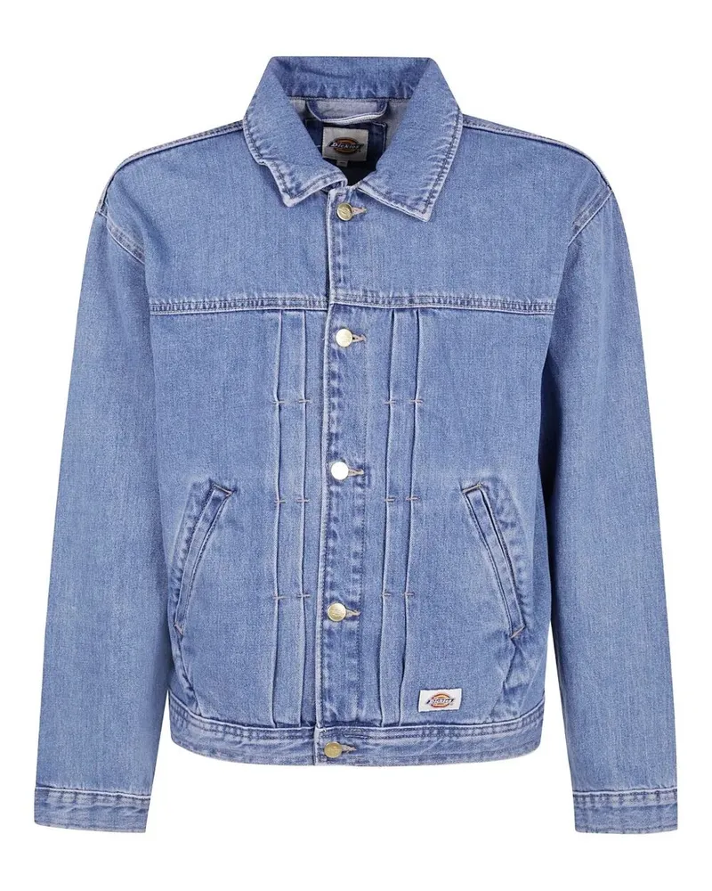 Dickies Selvedge Pleated" Denim Jacket Blue