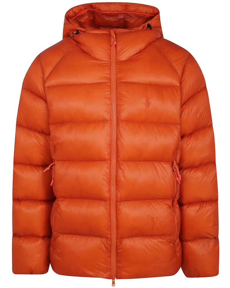 Ralph Lauren Jacket Woven Puffer Yellow