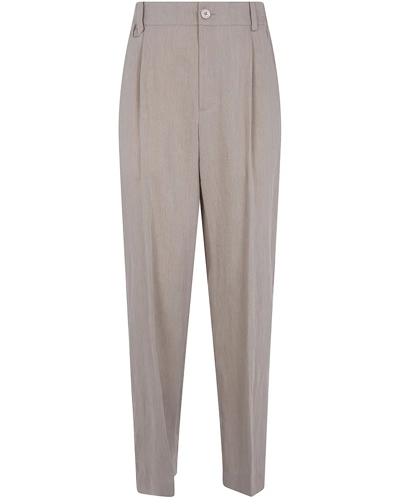 Jacquemus Le Pantalon Croisiere Trousers Beige